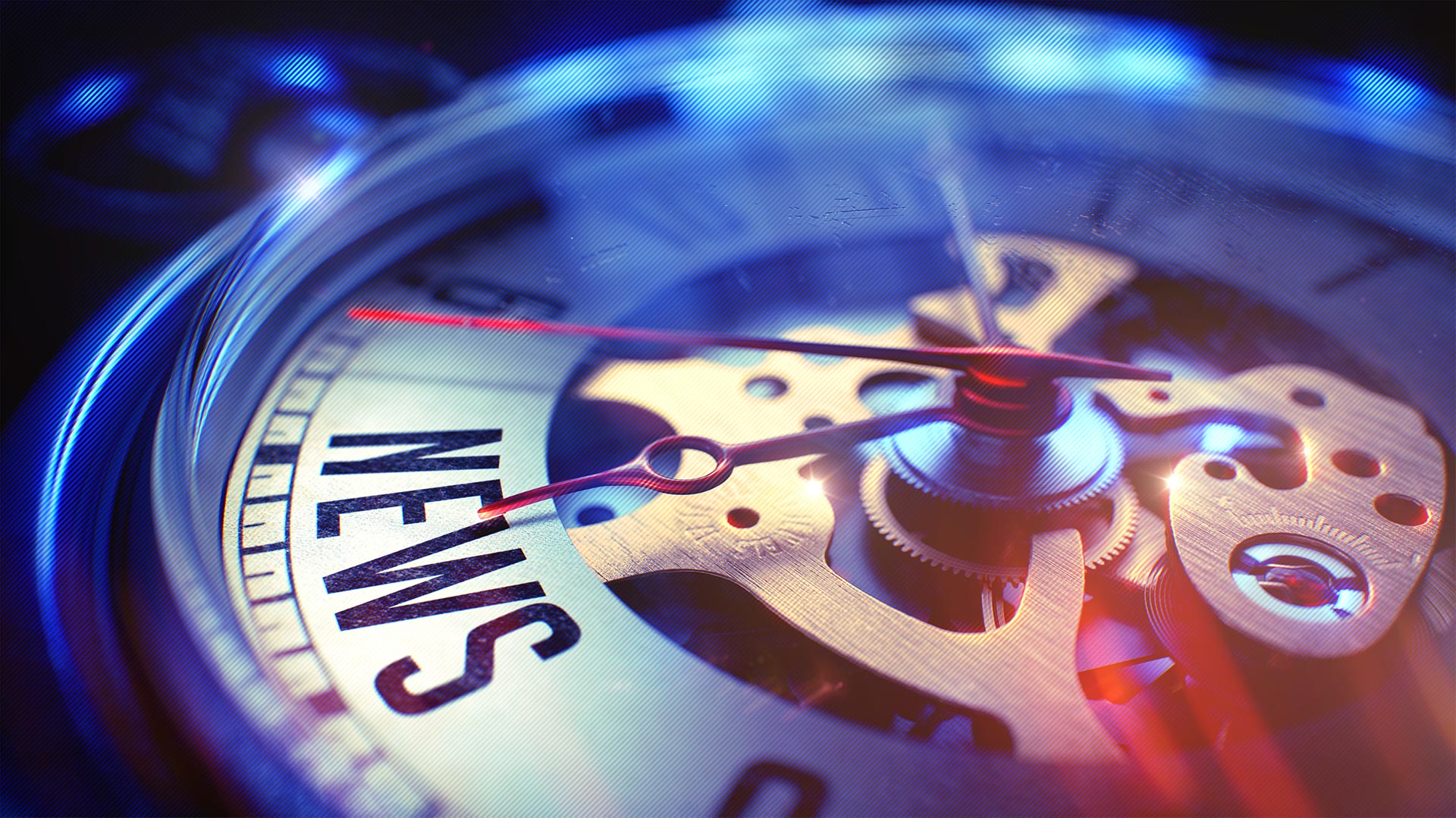 A detailed close up of a mechanical watch face